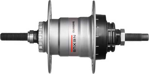 Baknav Shimano Nexus 3 SG-3R40-DX rullbroms 36H 120.4 mm silver från Shimano