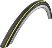 Däck Schwalbe Lugano K-Guard Silica 25-622 svart/gul