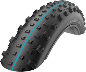 Däck Schwalbe Jumbo Jim Snakeskin TL-Easy Addix Speedgrip 120-559 (26 x 4.8") vikbart svart från Schwalbe