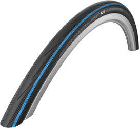 Däck Schwalbe Lugano K-Guard Silica 25-622 vikbart svart/blå från Schwalbe