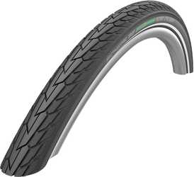 DÄCK SCHWALBE ROAD CRUISER K-GUARD GREEN COMPOUND 47-305 16X1,75 SVART/REFLEX från Schwalbe