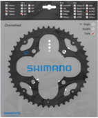 Drev Shimano FC-M411 för kedjeskydd svart 104 bcd 7/8 växlar 48T svart