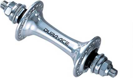 Framnav Shimano Dura-Ace Track HB-7710 32H ej snabblås 100 mm silver från Shimano