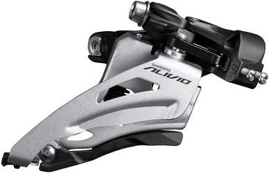 Framväxel Shimano Alivio FD-M4020-M-B, 2 växlar, mid clamp, front pull från Shimano