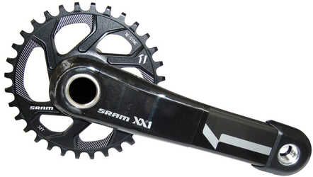 Vevparti SRAM XX1 1 x 11 växlar GXP q-faktor 156 mm direct mount 32T 175 mm svart/svart från SRAM