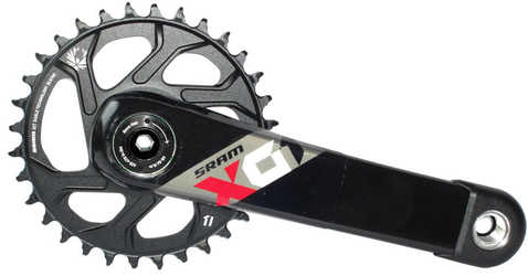 Vevparti SRAM X01 Eagle 1 x 12 växlar BB30 Boost direct mount 32T 175 mm svart/röd från SRAM