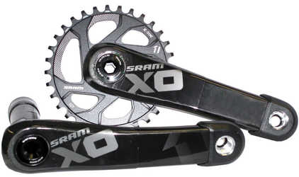 Vevparti SRAM X01 1 x 11 växlar BB30 q-faktor 168 mm direct mount 32T 175 mm svart/svart från SRAM