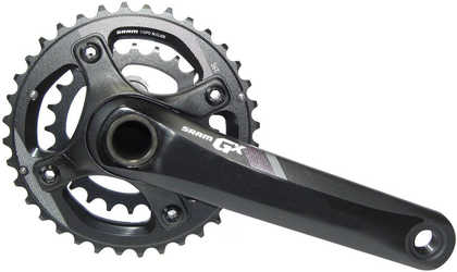 Vevparti SRAM GX 1400 2 x 11 växlar GXP q-faktor 168 mm 36/24T 170 mm svart/grå från SRAM