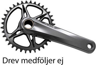 Vevparti Shimano XTR FC-M9120-1 1 x 12 växlar utan drev 175 mm från Shimano