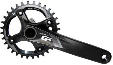 Vevparti SRAM GX 1000 1 x 11 växlar GXP q-faktor 169 mm 32T 175 mm svart/grå från SRAM